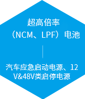 超高倍率(NCM、LPF)電池